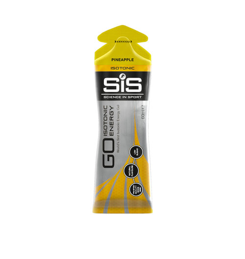 SiS GO Plus Isotonic Energy Gel 60ml Pineapple EXP 4/26