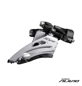 Shimano FD-M3120-M Front Derailleur Alivio 2x9 Speed Mid Clamp for 36T CS Angle : 64-69 CL : 48.8mm