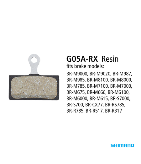 Shimano BR-M9000 Resin Brake Pad & Spring G05A-RX