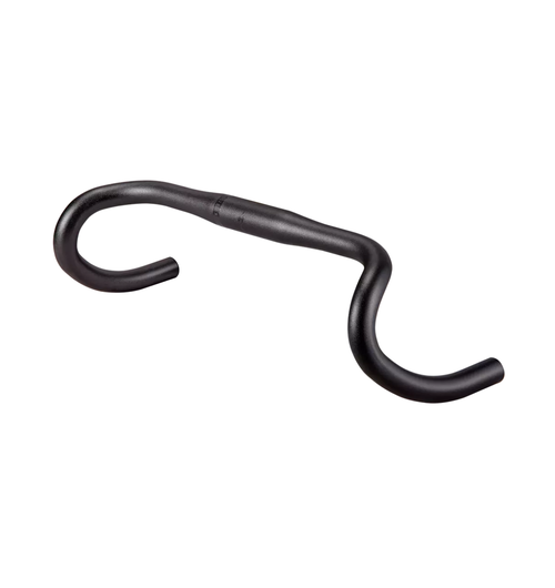 Specialized Short Reach Alloy Road/Gravel Handlebars with Flare Sand Blast Ano Black