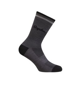 Rapha Logo Socks Grey Marl / Black / Grey