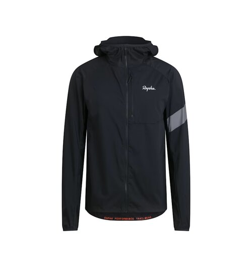 Rapha Men's Trail Lightweight Jacket Black / Light Grey