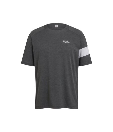 Rapha Men's Trail Technical T-Shirt Dark Grey / Light Grey