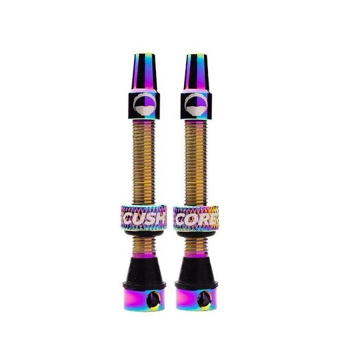 CushCore Tubeless Valves (Pair) Oil Slick 55mm