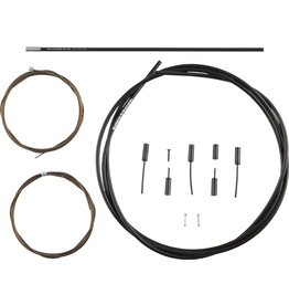 Shimano OT-SP41 Shift Cable Set Dura-Ace R9100 Polymer Coated 1800mm & 2100mm Black Outer + Inner + OT-RS900