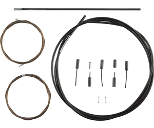 OT-SP41 Shift Cable Set Dura-Ace R9100 Polymer Coated 1800mm & 2100mm Black Outer + Inner + OT-RS900