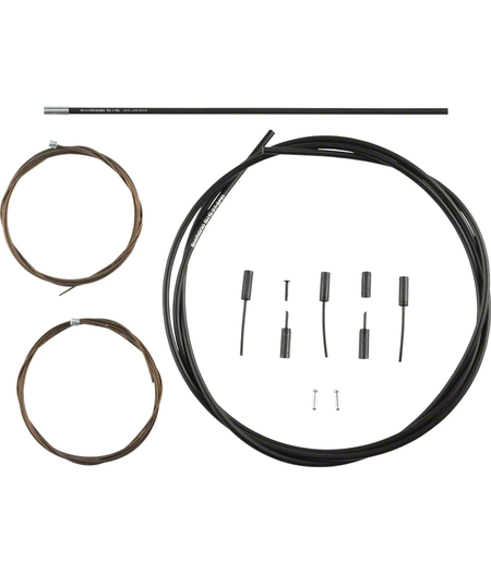 Shimano OT-SP41 Shift Cable Set Dura-Ace R9100 Polymer Coated 1800mm & 2100mm Black Outer + Inner + OT-RS900