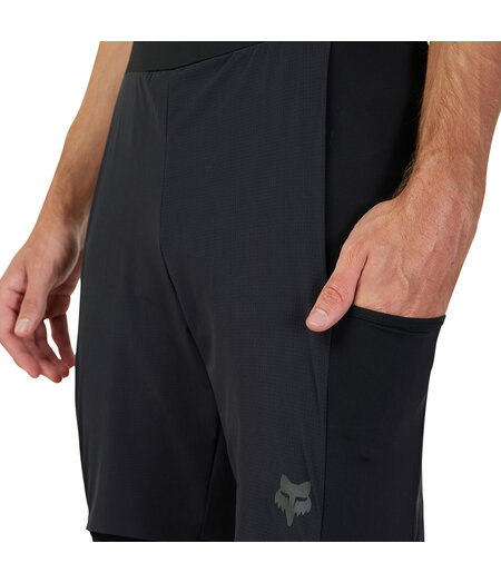 FOX Racing Apparel Mens Flexair Ascent Cargo Bib Short Black