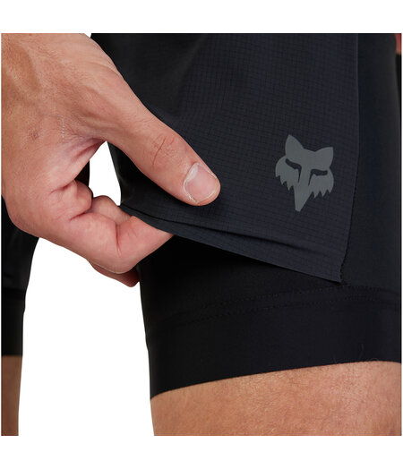 FOX Racing Apparel Mens Flexair Ascent Cargo Bib Short Black