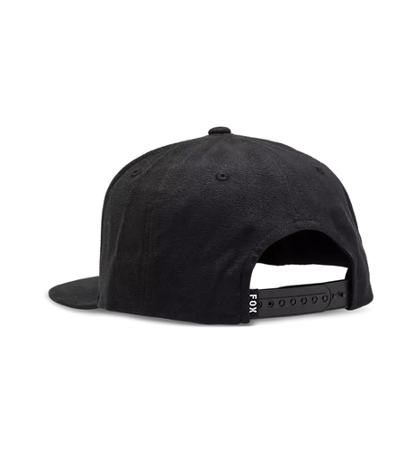 FOX Racing Apparel Fox Head Snapback Hat Black/Charcoal Grey OS