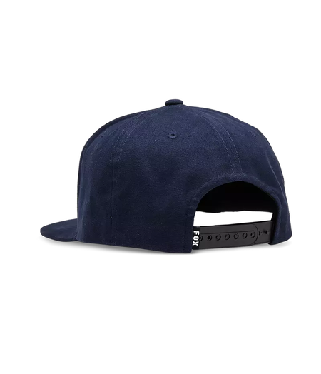 FOX Racing Apparel Fox Head Snapback Hat Midnight Blue OS