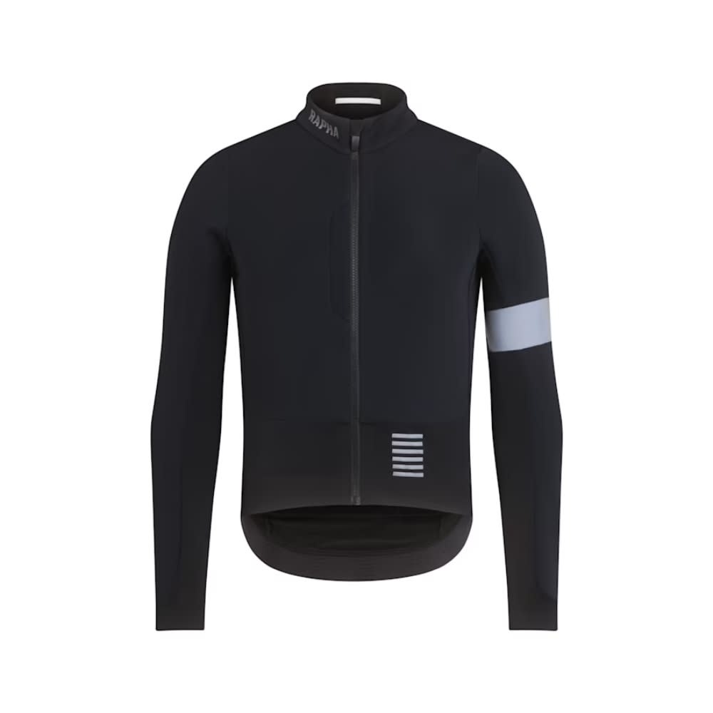 Rapha Men's Pro Team Winter Jacket Black / White - Mornington