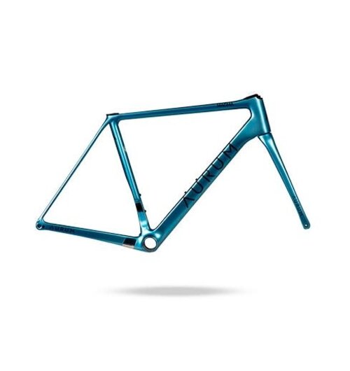 Aurum Bikes Magma Frameset Glacial Blue / Black Decals