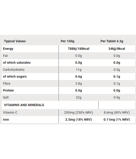 SiS GO Immune Tablet with Vitamin C and Iron 20 x 4gm Orange