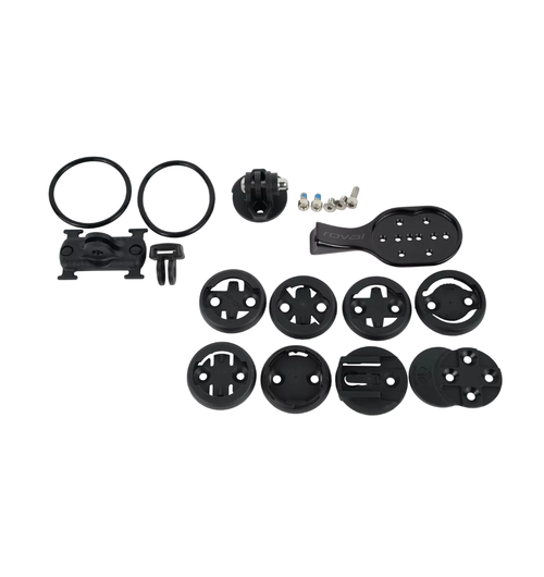 Roval Stem Accessory mount kit (out front mount) for Roval Rapide & Alpinist Cockpit (Compatible w/Wahoo, Garmin, Bryton, Cat Eye, GoPro, Joule, Mio, Polar)