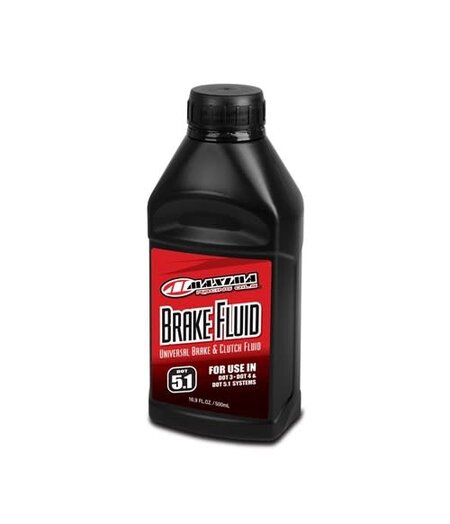 Maxima Brake Fluid DOT 5.1 (also DOT 3 & 4) High Temp 500ml (16.9 oz)