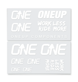 OneUp Handlebar Decal Kit, White
