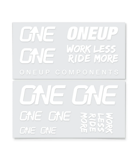 OneUp Handlebar Decal Kit, White