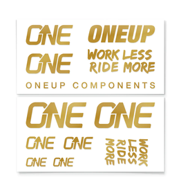 OneUp Handlebar Decal Kit, Gold
