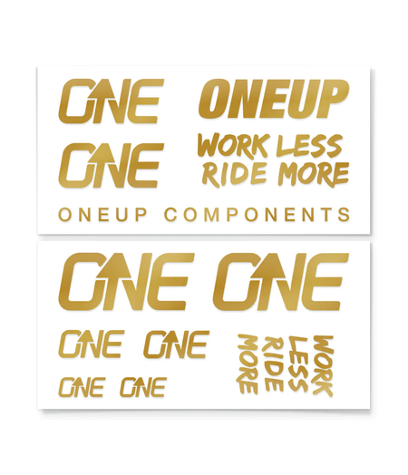 OneUp Handlebar Decal Kit, Gold
