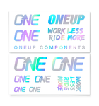 OneUp Handlebar Decal Kit, Oil Slick