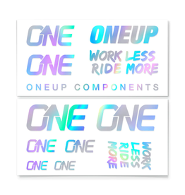 OneUp Handlebar Decal Kit, Oil Slick