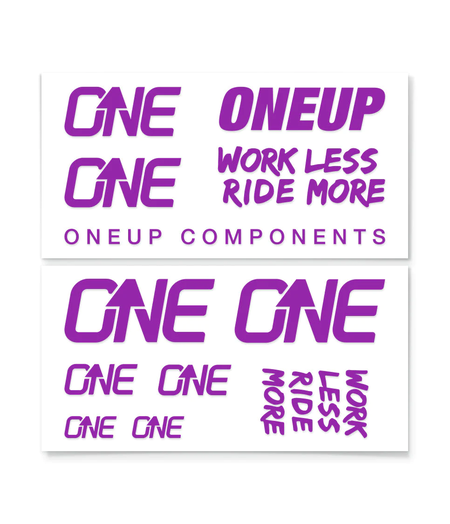 OneUp Handlebar Decal Kit, Purple