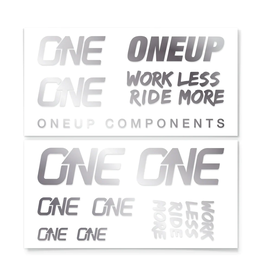 OneUp Handlebar Decal Kit, Silver