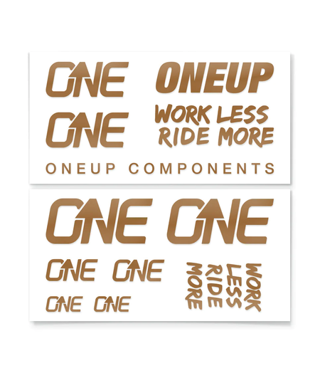 OneUp Handlebar Decal Kit, Matt Bronze