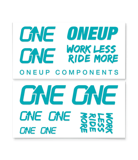 OneUp Handlebar Decal Kit, Turquoise