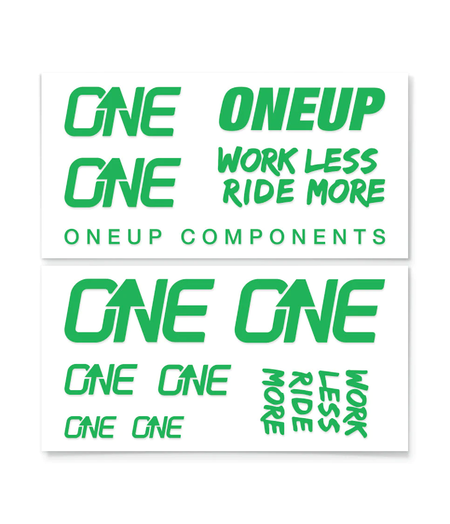 OneUp Handlebar Decal Kit, Green