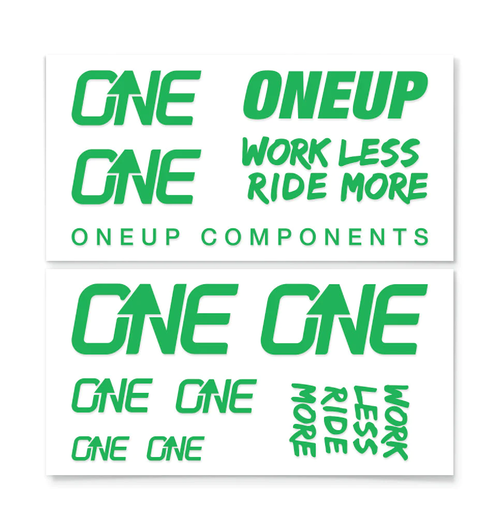 OneUp Handlebar Decal Kit, Green