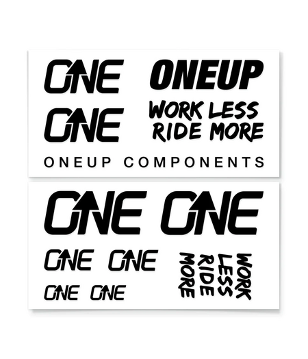 OneUp Handlebar Decal Kit, Gloss Black