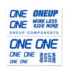 OneUp Handlebar Decal Kit, Blue