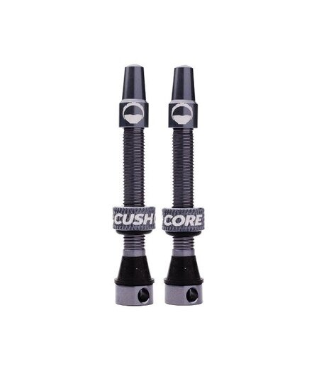 CushCore Tubeless Valves (Pair) Titanium 44mm