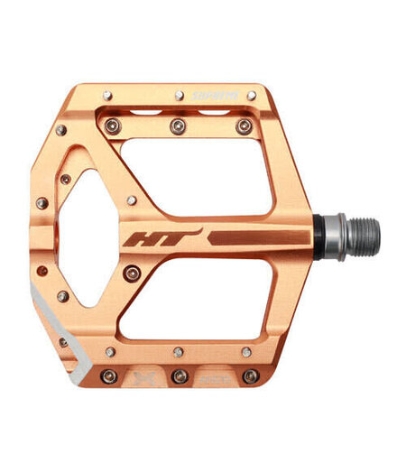 HT Components ANS10 Supreme Flat CroMo Pedal Rose Gold