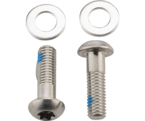 Bracket Mounting Bolts Titanium T25 17mm 2 Piece Flat Mount
