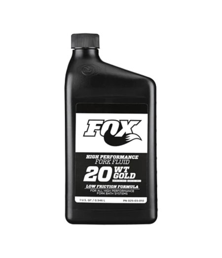 Fox Suspension Suspension Oil 20wt Gold 946ml