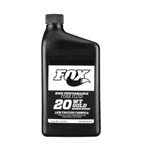 Fox Suspension Suspension Oil 20wt Gold 946ml
