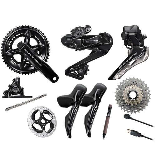 Shimano Dura-ace R9200 12-Speed Di2 Disc Brake Groupset w/Powermeter & 172.5mm Cranks