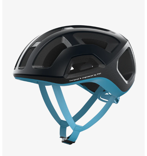 POC Ventral Lite Helmet Uranium Black / Basalt Blue Size SMALL