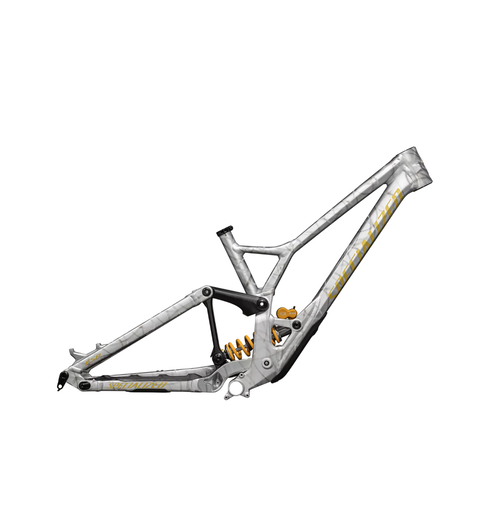 Specialized Demo Race Frameset Gloss Silver Dust / Metallic Sulphur