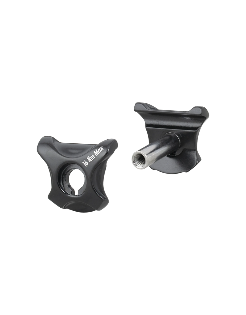 Rotary Head Seatpost 7x7mm Saddle Clamp Ears Black Mornington