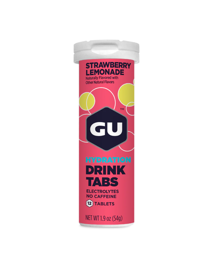 GU Brew Electrolyte Tablets Strawberry Lemonade
