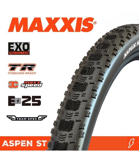 Maxxis Aspen ST - EXO TR New MaxxSpeed Folding 120TPI E-25