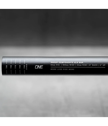 OneUp Aluminium Handlebar 35mm, 800mm wide x 35mm rise