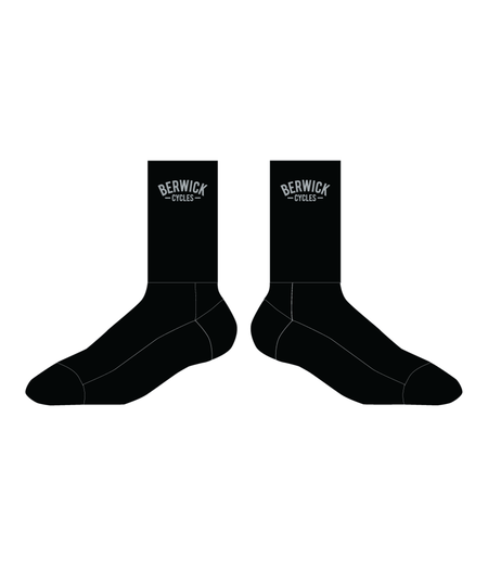 Pedal Mafia BC Shop Kit Socks Black w/Grey Logo