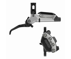 Disc Brake Maven Ultimate Stealth - Aluminum Lever, Ti Hardware, Reach/Contact Adj,SwingLink,  Clear Ano (Includes MMX Clamp, Bracket) (Rotor Sold Separately) A1