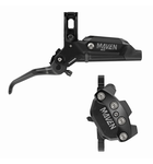 SRAM Disc Brake Maven Silver - Aluminum Lever, Stainless Hardware, Reach/Contact Adj, SwingLink, Black (Includes MMX Clamp, Bracket) (Rotor Sold Separately)A1