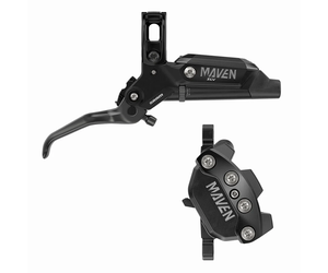 Disc Brake Maven Silver - Aluminum Lever, Stainless Hardware, Reach/Contact Adj, SwingLink, Black (Includes MMX Clamp, Bracket) (Rotor Sold Separately)A1